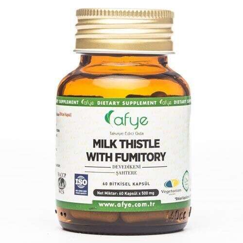 Afye Milk Thistle with Fumitory 60 kapsül - 1