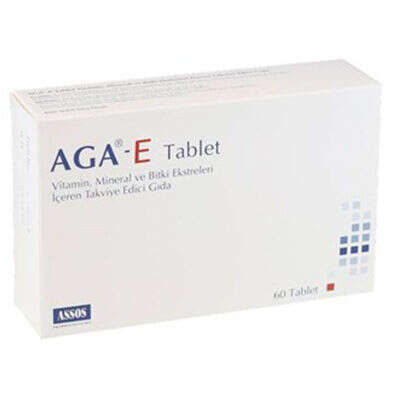 AGA-E Takviye Edici Gıda 60 Tablet - 1