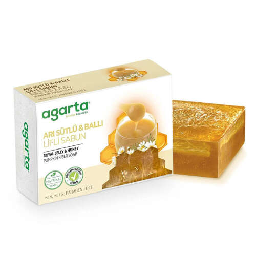 Agarta Arı Sütlü Ballı Lifli Sabun 150 gr - 1