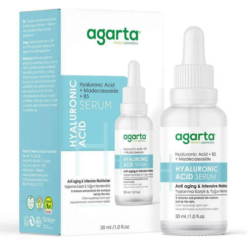 Agarta Hyaluronic Acid Serum Yaşlanma Karşıtı & Yoğun Nemlendirici 30 ml - 2