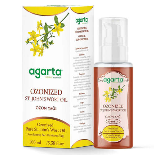 Agarta Ozonlanmış Saf Sarı Kantaron Yağı 100 ml - 1