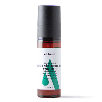 Alfheim Organik Kenevir Tohumu Yağı 30 ml - 1