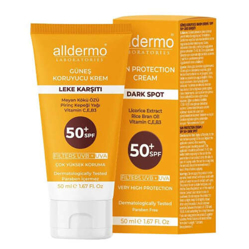 Alldermo Leke Karşıtı Güneş Koruyucu Spf50+ Krem 50 ml - 1