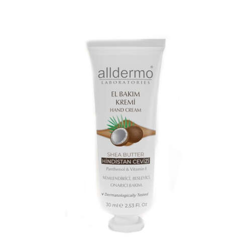 Alldermo Shea Butter ve Hindistan Cevizli El Bakım Kremi 30 ml - 1