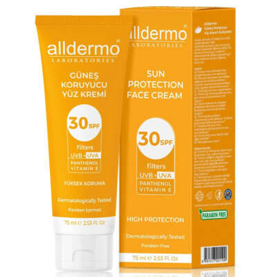 Alldermo Sun Güneş Koruyucu Yüz Kremi 75 ml - 1