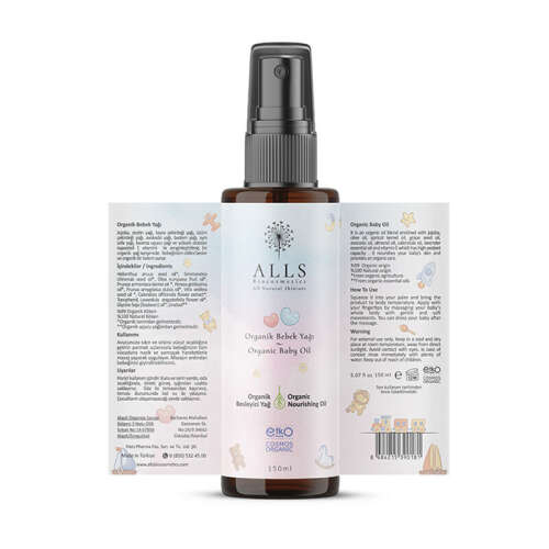 Alls Biocosmetics Organik Bebek Yağı 150 ml - 2