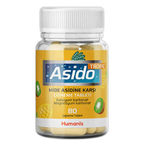 Asido Tropic Takviye Edici Gıda 80 Tablet - 1