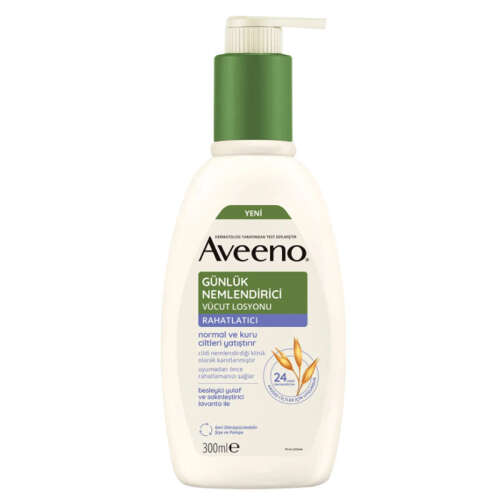 Aveeno Lavantalı Günlük Nemlendirici Vücut Losyonu 300 ml - 1