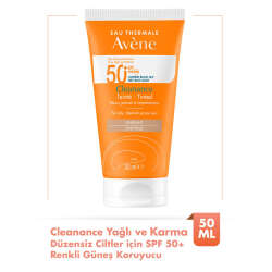 Avene Cleanance SPF50+ Renkli Güneş Kremi 50 ml - 1