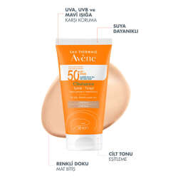 Avene Cleanance SPF50+ Renkli Güneş Kremi 50 ml - 3