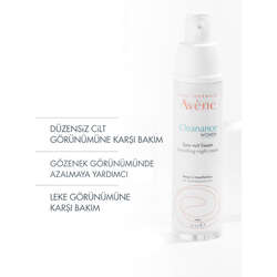 Avene Cleanance Woman Düzensiz Ciltler İçin Gece Bakım Kremi 30 ml