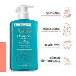 Avene Cleanance Yüz ve Vücut Temizleme Jeli 400 ml - 2