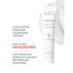 Avene Cold Cream Kuru-Çok Kuru Ciltler İçin Nemlendirici krem 40 ml