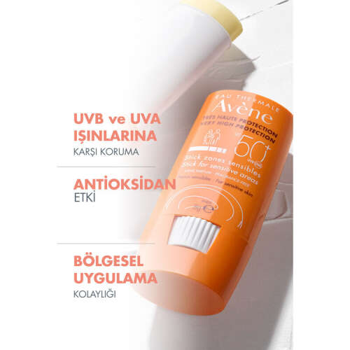 Avene Hassas Bölgeler İçin Güneş Koruyucu Stick Spf50 8 gr - 5