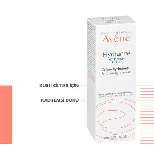 Avene Hydrance Rich Nemlendirici Krem 40 ml​ - 2