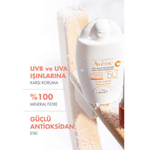 Avene Mineral Sıvı Güneş Kremi SPF 50+ 40 ml - 3