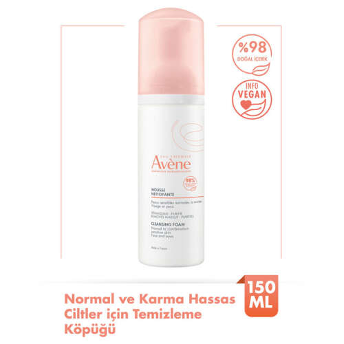 Avene Mousse Nettoyante Cilt Temizleyici Köpük 150 ml - 2