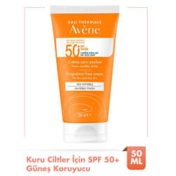 Avene Solaire SPF 50+ Kuru Ciltler İçin Güneş Kremi 50 ml - 1