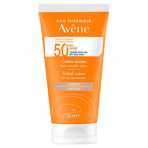 Avene Solaire SPF 50+ Kuru Ciltler İçin Renkli Güneş Kremi 50 ml - 1