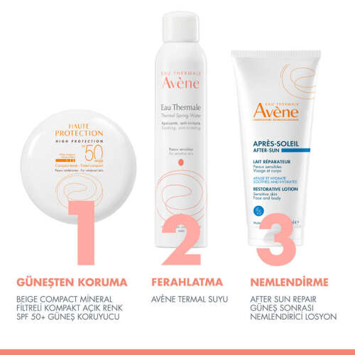 Avene SPF 50 Renkli Güneş Koruyucu Compact Krem Fondöten 10 gr - 8