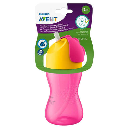 Avent Pipetli Bardak 12+ Ay 300 ml - Pembe - 2