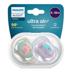 Avent Ultra Air Emzik 6-18 Ay 2'li - Pembe - 2