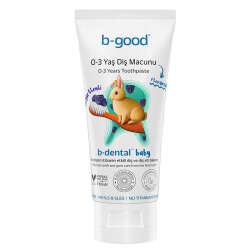 b-good b-dental 0-3 Yaş Bebek Diş Macunu Florürsüz Böğürtlen 50 ml - 1