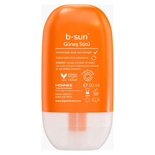 b-good b-sun Spf 50 Invisible Güneş Sütü 50 ml - 2