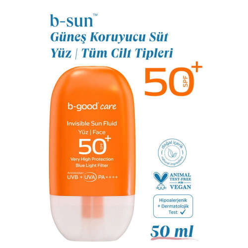 b-good b-sun Spf 50 Invisible Güneş Sütü 50 ml - 3