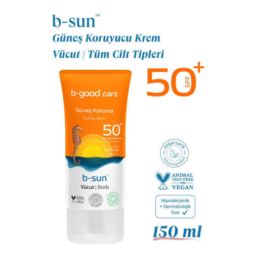 b-good b-sun SPF 50+ Vücut Güneş Koruma 150 ml - 5