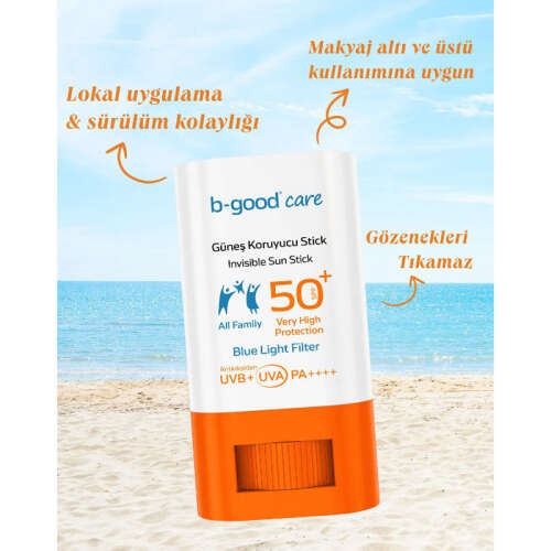 b-good b-sun Spf50+ Güneş Koruyucu Stick 12 ml - 5