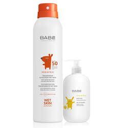 Babe Pediatrik Güneş Koruyucu Spf50 Sprey 200ml - Banyo Jeli HEDİYE - 1