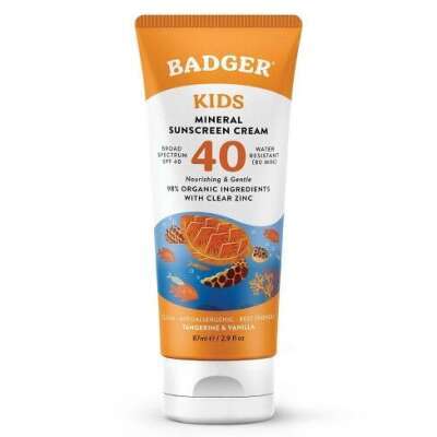 Badger Clear Zinc Çocuk Güneş Kremi SPF 40 87 ml - 1