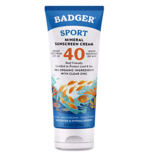 Badger Clear Zinc Kokusuz Güneş Kremi SPF 40 87 ml - 1