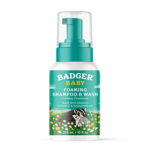 Badger Organik Bebek Köpük Saç ve Vücut Şampuanı 296 ml - 1