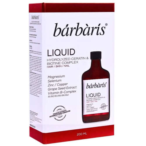 Barbaris Liquid Hidrolize Keratin ve Biotin İçeren Kompleks 200 ml - 1