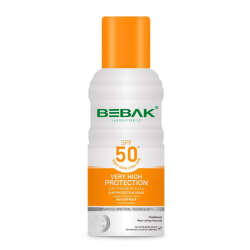 Bebak Spf50+ Yüksek Koruma Etkili Güneş Koruyucu Sprey 150 ml - 1