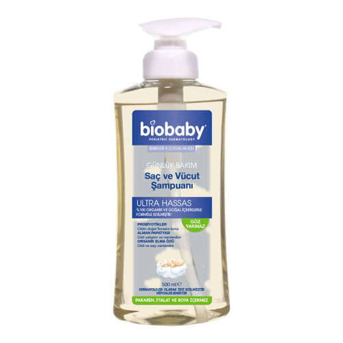 Biobaby Bebek Şampuanı (Saç ve Vücut) 500ml - 1