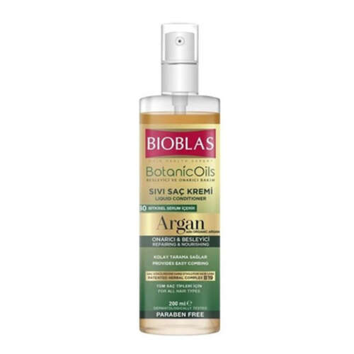 Bioblas Botanic Oils Argan Yağlı Sıvı Saç Kremi 200 ml - 1