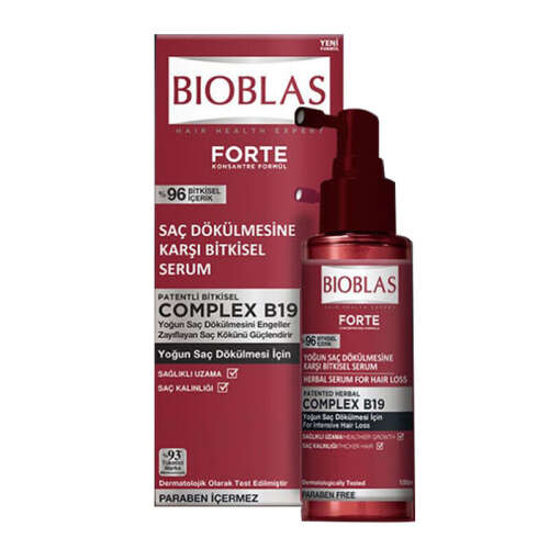 Bioblas Forte Complex B19 Saç Dökülmesine Karşı Bitkisel Serum 100 ml - 1