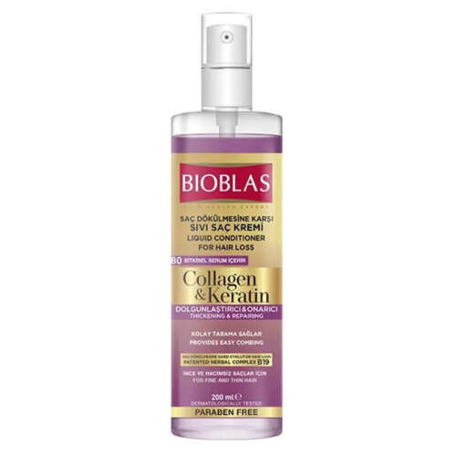 Bioblas Kolajen & Keratin Sıvı Saç Kremi 200 ml - 1