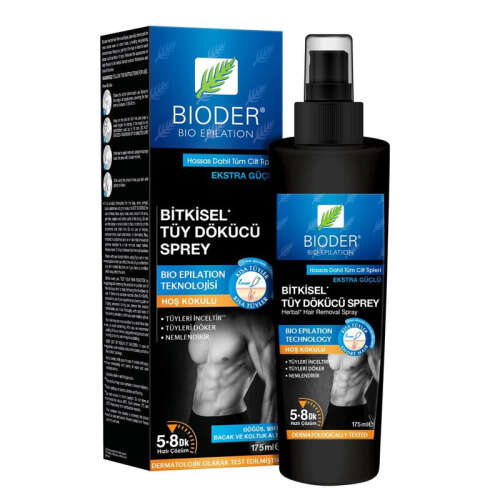 Bioder Erkekler İçin Bitkisel Tüy Dökücü Sprey 175 ml - 1