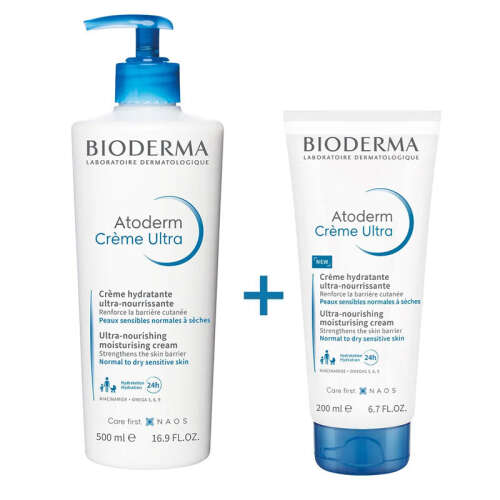 Bioderma Atoderm Creme Ultra 500ml + Atoderm Creme Ultra 200 ml HEDİYE - 1