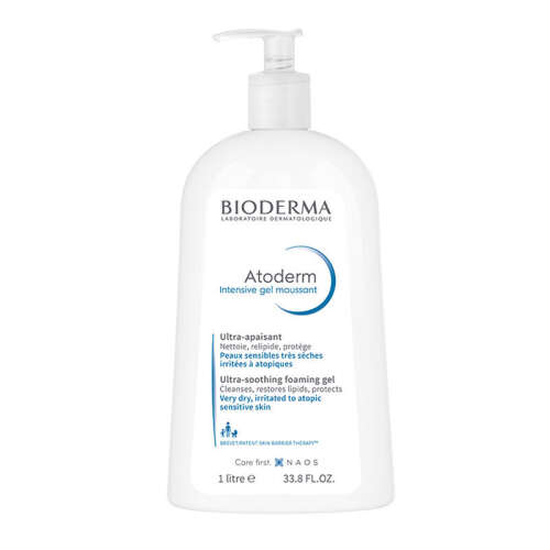 Bioderma Atoderm Intensive Foaming Gel 1 Litre - Yüz Yıkama Jeli - 1