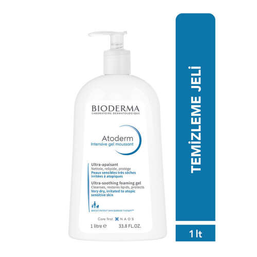 Bioderma Atoderm Intensive Foaming Gel 1 Litre - Yüz Yıkama Jeli - 2