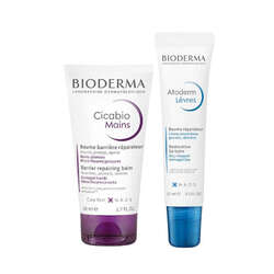 Bioderma Cicabio Mains 50 ml + Atoderm Lip Balm 15 ml