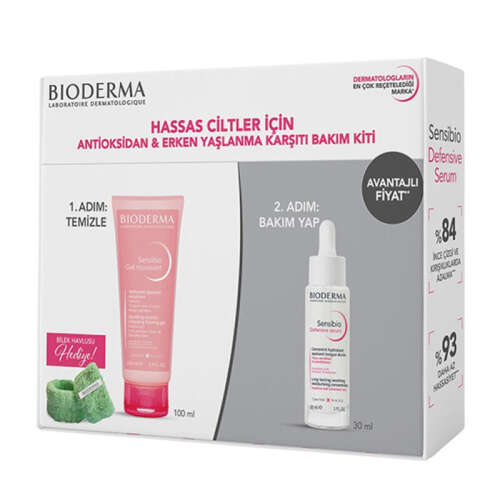 Bioderma Hassas Ciltler İçin Erken Yaşlanma Karşıtı Bakım Kiti - 1