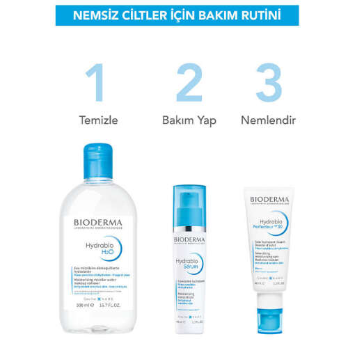 Bioderma Hydrabio H2O Yüz ve Makyaj Temizleme Suyu 500 ml - 7