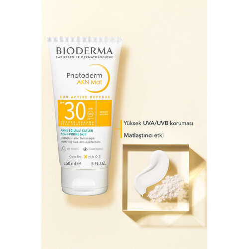 Bioderma Photoderm AKN Mat Spf30+ Güneş Koruyucu Krem 150 ml - 5