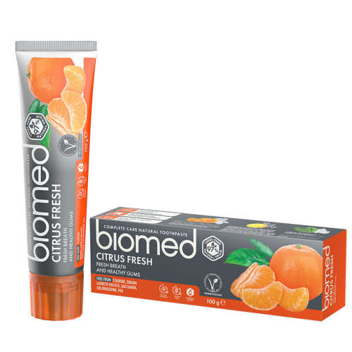 Biomed Citrus Fresh Tam Bakım Sağlayan Doğal Diş Macunu 100 gr - 1